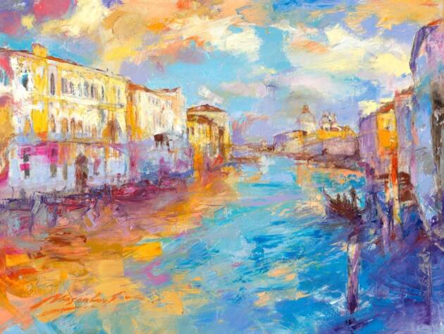 My Love Letter to Venice 003 by Sergei Moskalev - Oil on Canvas