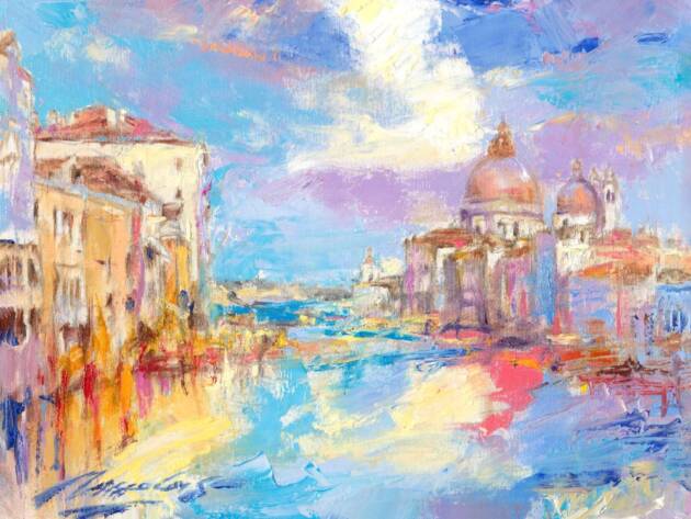 My Love Letter to Venice 014 by Sergei Moskalev - Oil on Canvas