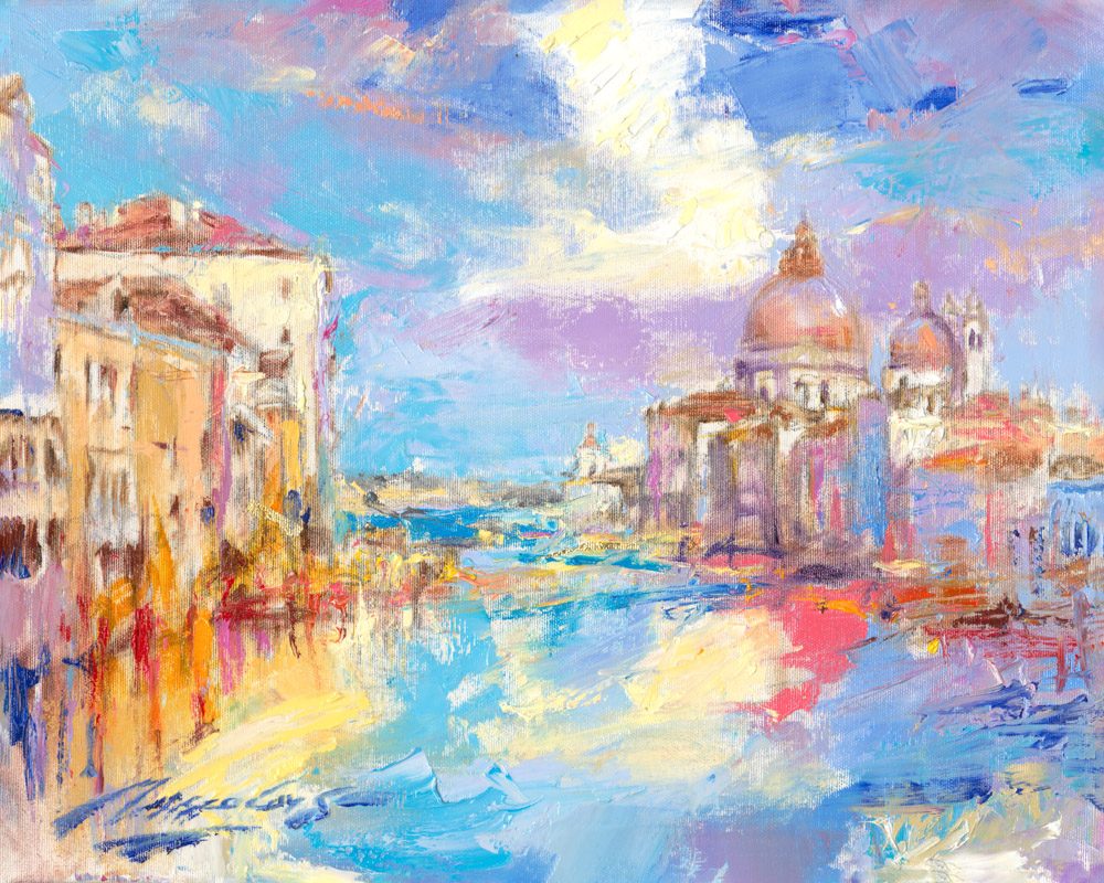 My Love Letter to Venice 014 by Sergei Moskalev - Oil on Canvas