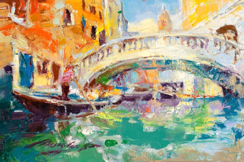 My Love Letter to Venice 021 by Sergei Moskalev - Oil on Canvas