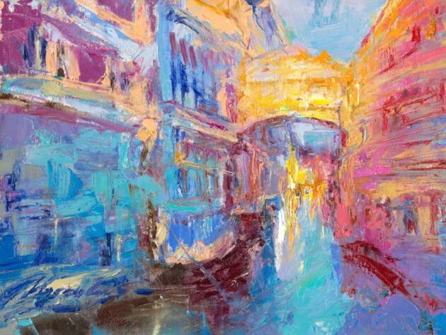 My Love Letter to Venice 023 by Sergei Moskalev - Oil on Canvas