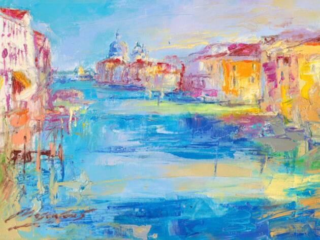 My Love Letter to Venice 026 by Sergei Moskalev - Oil on Canvas